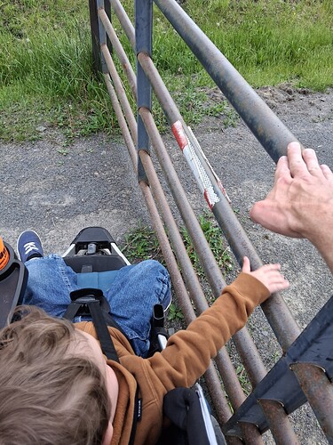The traditional gate-tap.