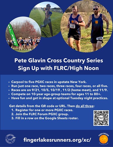 PGXC Cross Country flyer 2025