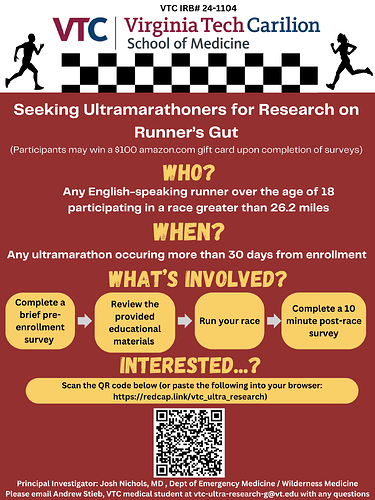 VTC Runner's Gut advertisement