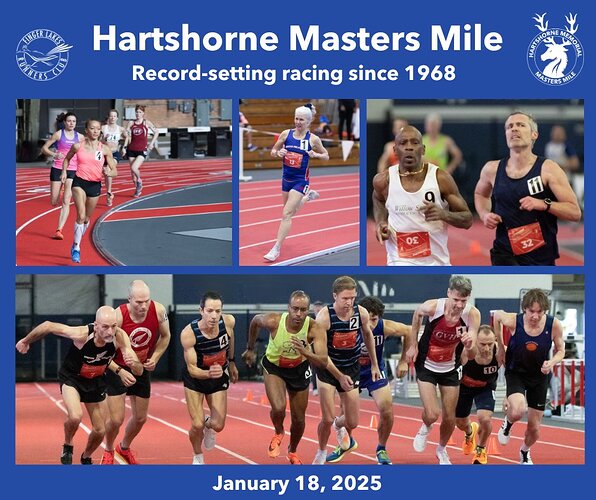 Hartshorne Masters Mile 2025 banner